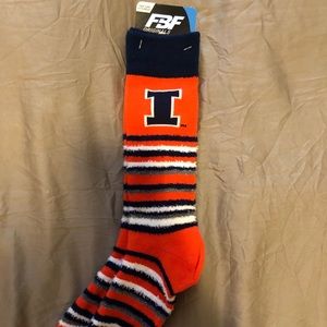 Brand New University of Illinois Socks